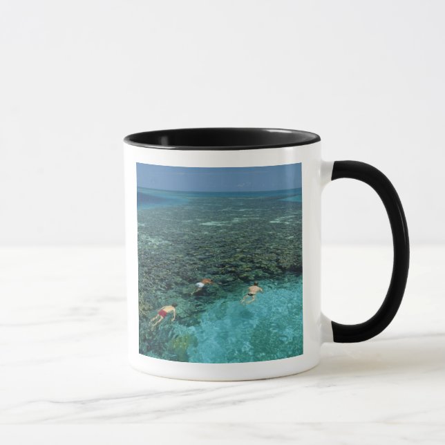 Mug Belize, récif barrière, récif Lighthouse, bleu (Droite)
