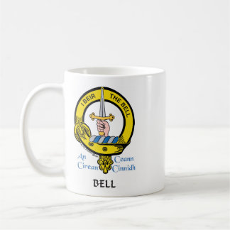 Mug BELL Scottish Clan Crest Crest