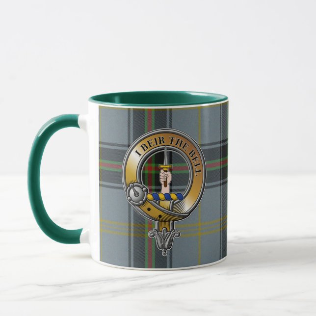 Mug Bell Tartan & Badge (Gauche)
