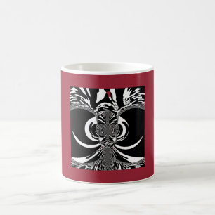 Mug Belle Afrique extraordinaire blanche noire Imprime