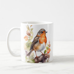 Mug Belle aquarelle américaine Robin Bird