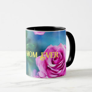 Mug Belle Aquarelle tendance Collection Roses roses ro