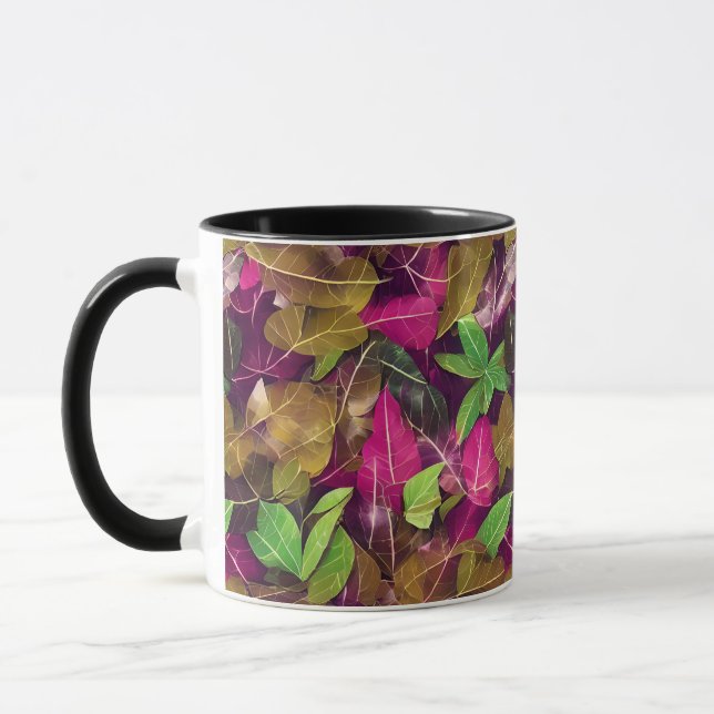 Mug Belle automne Feuilles d'automne Motif (Gauche)