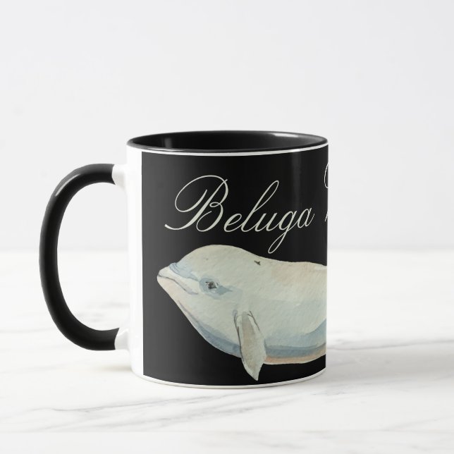 Mug Belle baleine de Beluga, Delphinapterus Leucas (Gauche)