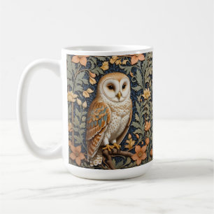 Mug Belle Barne Vintage Owl William Morris Inspiré