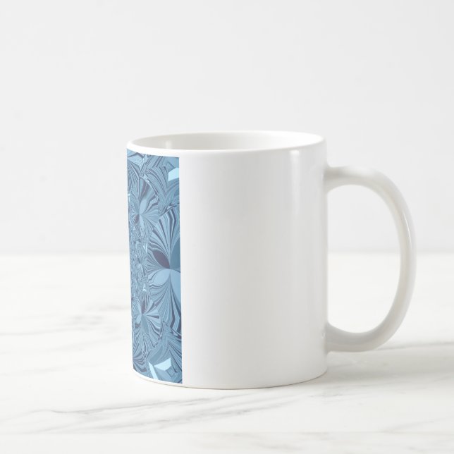 Mug Belle Belle Iridescente Blue Kaleidoscope Art (Droite)