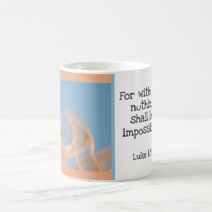 Mug Belle Bible Verse Flames Modèle photo sur mesure