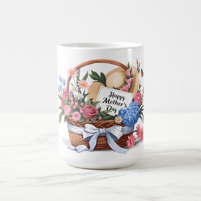 Mug Belle Bonne Fête des Mères Maman (Centre)
