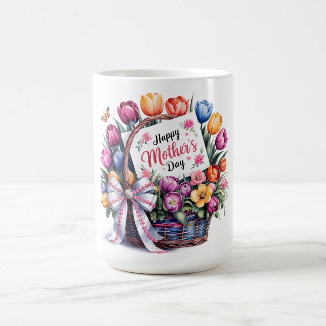 Mug Belle Bonne Fête des Mères Maman (Centre)