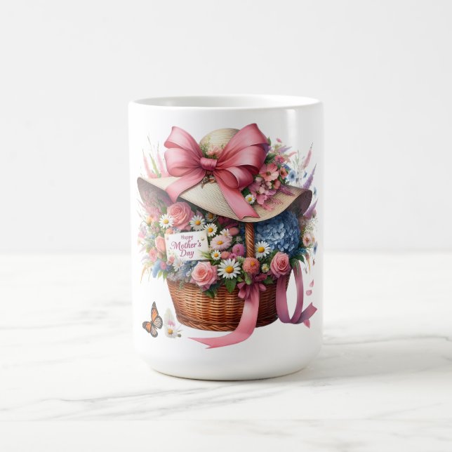Mug Belle Bonne Fête des Mères Maman (Centre)
