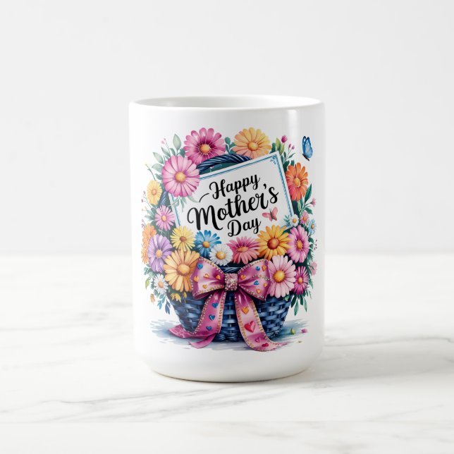 Mug Belle Bonne Fête des Mères Maman (Centre)