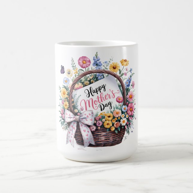 Mug Belle Bonne Fête des Mères Maman (Centre)