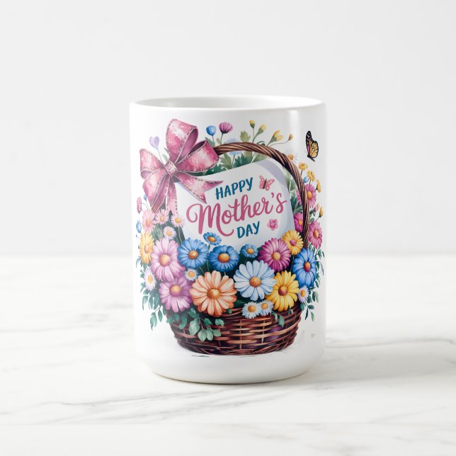Mug Belle Bonne Fête des Mères Maman (Centre)