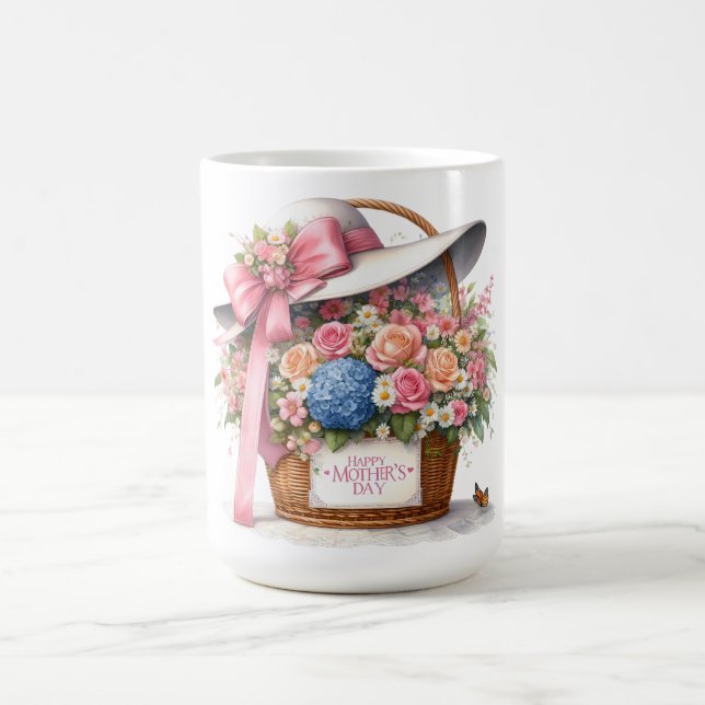 Mug Belle Bonne Fête des Mères Maman (Centre)