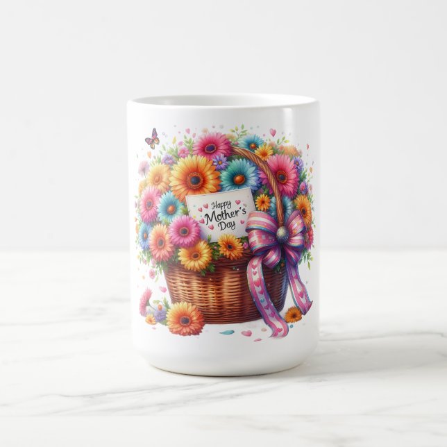 Mug Belle Bonne Fête des Mères Maman (Centre)