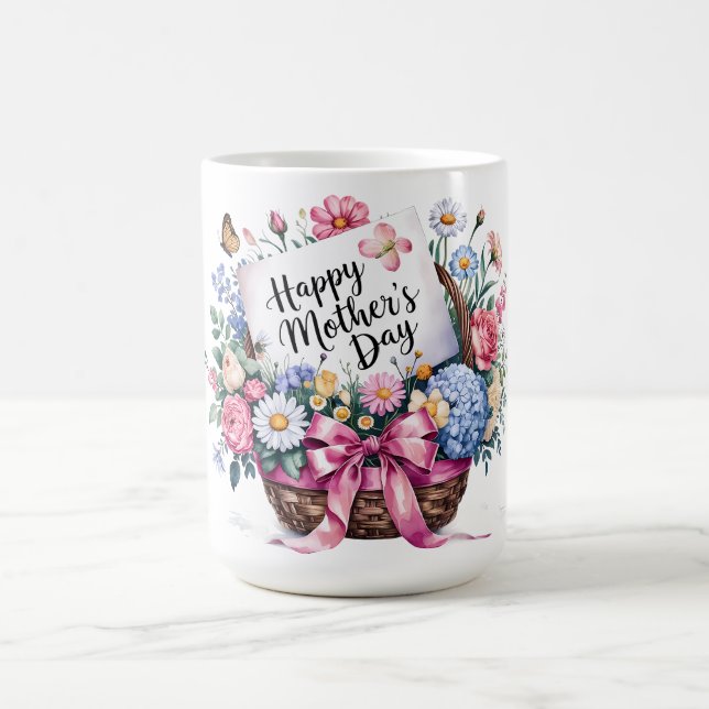 Mug Belle Bonne Fête des Mères Maman (Centre)
