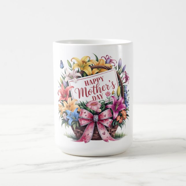 Mug Belle Bonne Fête des Mères Maman (Centre)