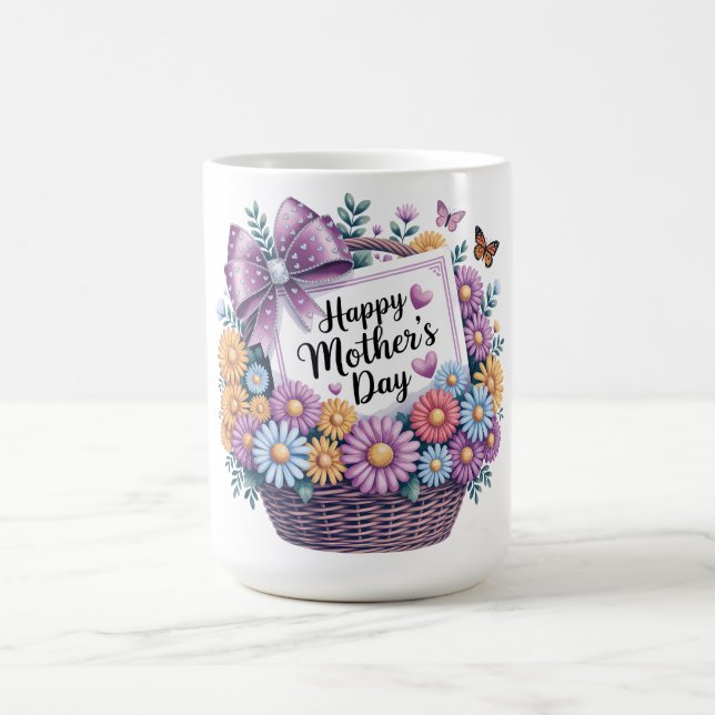 Mug Belle Bonne Fête des Mères Maman (Centre)