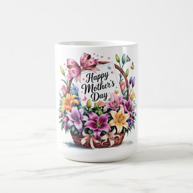 Mug Belle Bonne Fête des Mères Maman (Centre)
