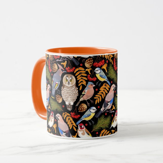 Mug Belle Bouge Motif aux oiseaux (Devant gauche)
