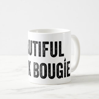 Mug Belle Bougie noire - Citation habilitante