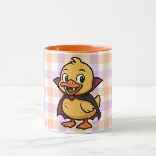 Mug Belle caricature canard d'Halloween vampire