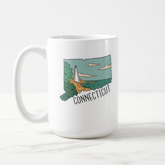 MUG BELLE CARTE POSTALE PAYSAGE DES ÉTATS-UNIS (Gauche)