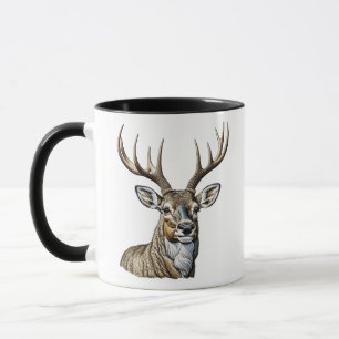 Mug Belle cerf avec Antlers