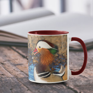 Mug Belle Chatty Mandarin Canard sur les rochers