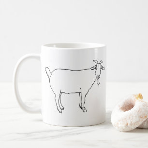 Mug Belle chèvre dessin simple