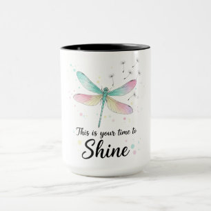 Mug Belle Citation Inspirante de Libellule