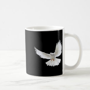 Mug Belle Colombe Blanche Paisible Volante Photo Silho