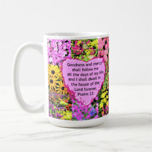 MUG BELLE CONCEPTION FLORALE PSALM 23