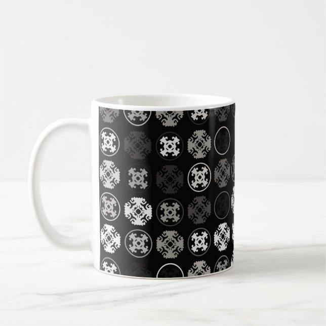 Mug Belle conception géométrique motif abstrait, art,  (Gauche)