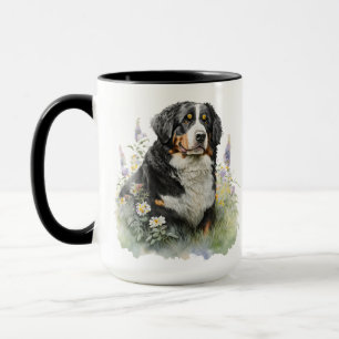 MUG BELLE COULEUR D'EAU CHIEN DE MONTAGNE BERNESE