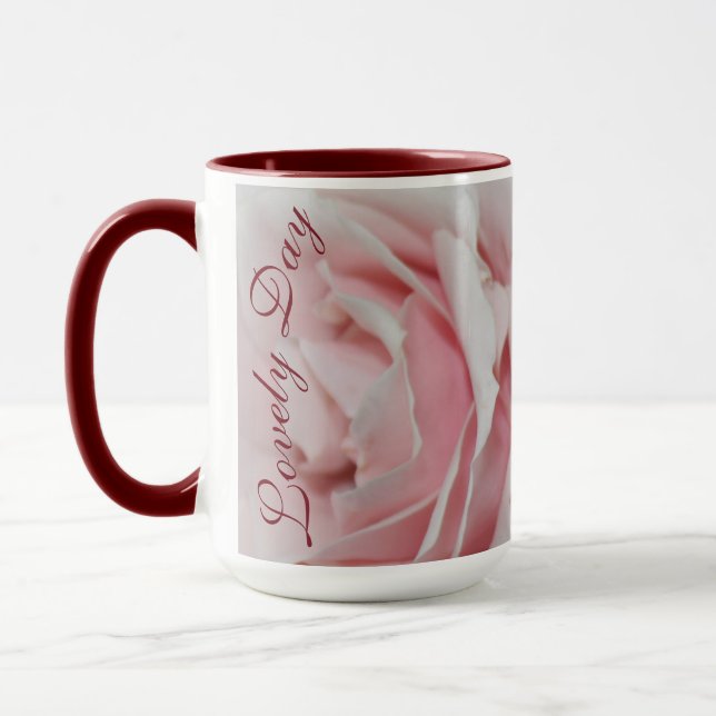 Mug Belle Coupe de café Rose rose de jour (Gauche)