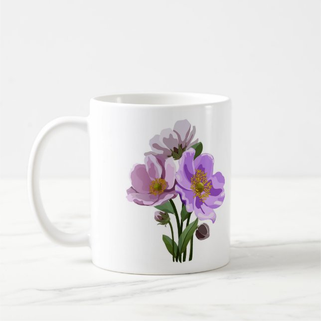 Mug Belle croquis floral Coffee Cup (Gauche)