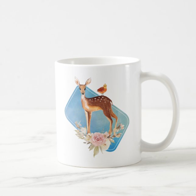 Mug Belle Doe Brown avec points blancs (Droite)