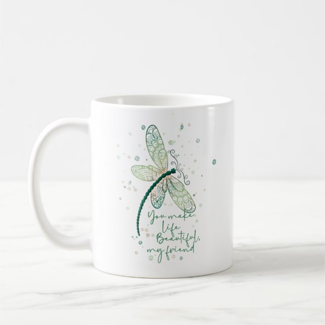 Mug Belle dragon volée - Vous rendre la vie belle  (Gauche)
