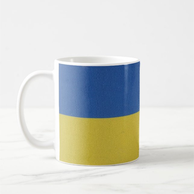 Mug Belle et élégante Ukraine Enveloppée Drapeau (Gauche)