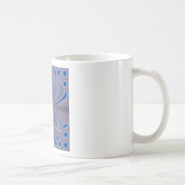 Mug Belle étonnante Papillon bleu doux couleurs Art (Droite)