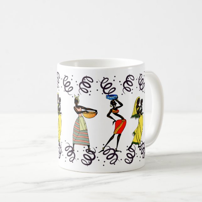 Mug Belle femme amérindienne beauté & culture (Devant droit)