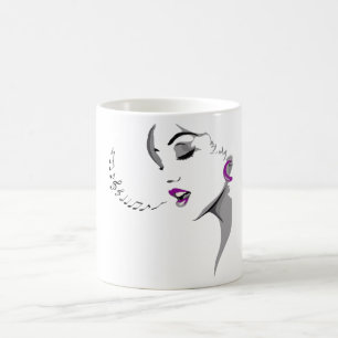 Mug Belle Femme Chantant