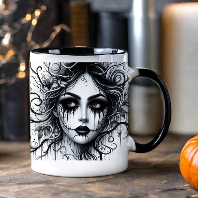 Mug Belle femme gothique (Créateur téléchargé)
