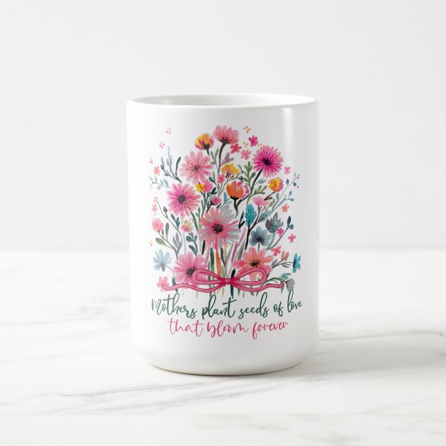 Mug Belle Fête des Mères Florale (Centre)