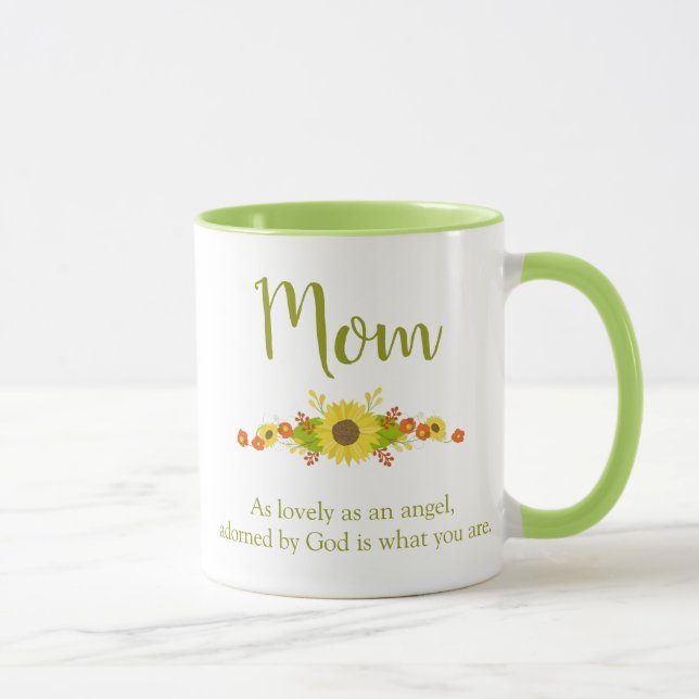 Mug Belle Fête des Mères Tournesol (Droite)