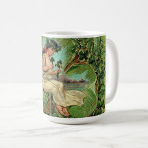 Belle fille avec Shamrock