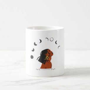 Mug Belle Fille Et Lune