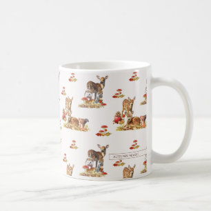 Mug Belle Forêt Animale Automne Motif Art