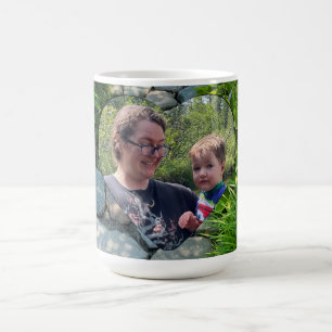 Mug Belle forêt photo soleil arbres modèle photo